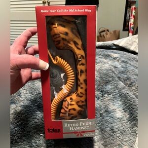 NWT Totes Retro Phone Handset